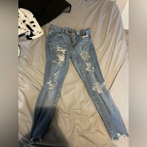 American eagle ripped jeans. Size 14